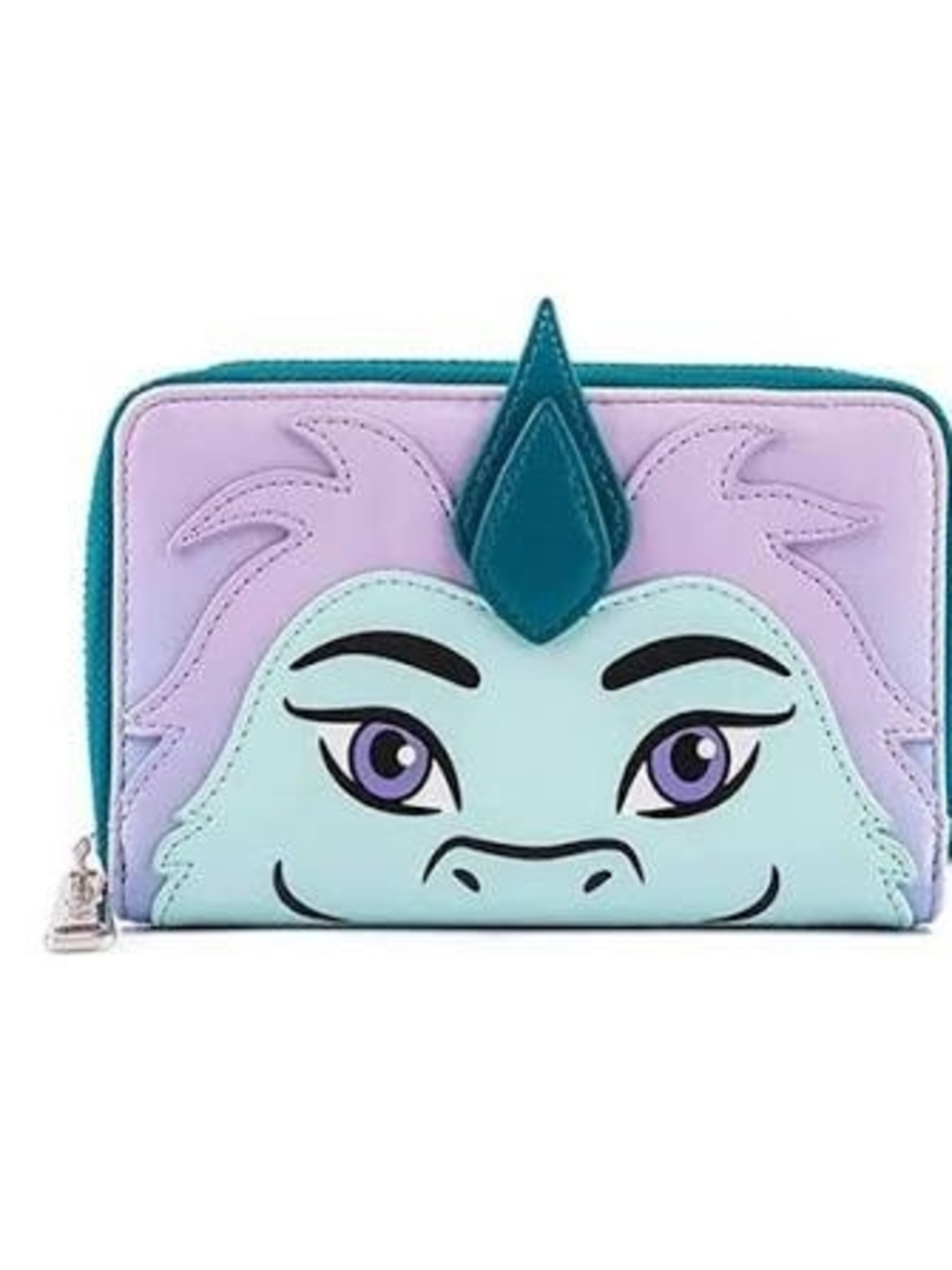 Loungefly Disney Raya and The Last Dragon Sisu hard tag Wallet nwt